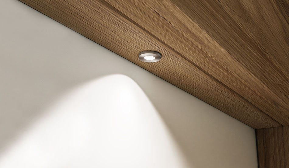 LED-belysning inre skåpets