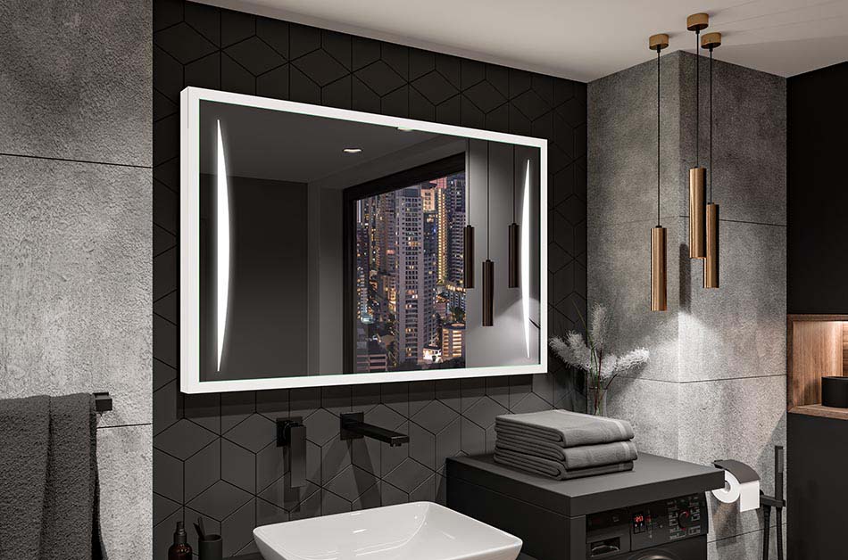 En spegel med svart ram, en spegel med träram? Välj mellan sex ramfärger! Kolla in vad som passar bäst i ditt rum!
