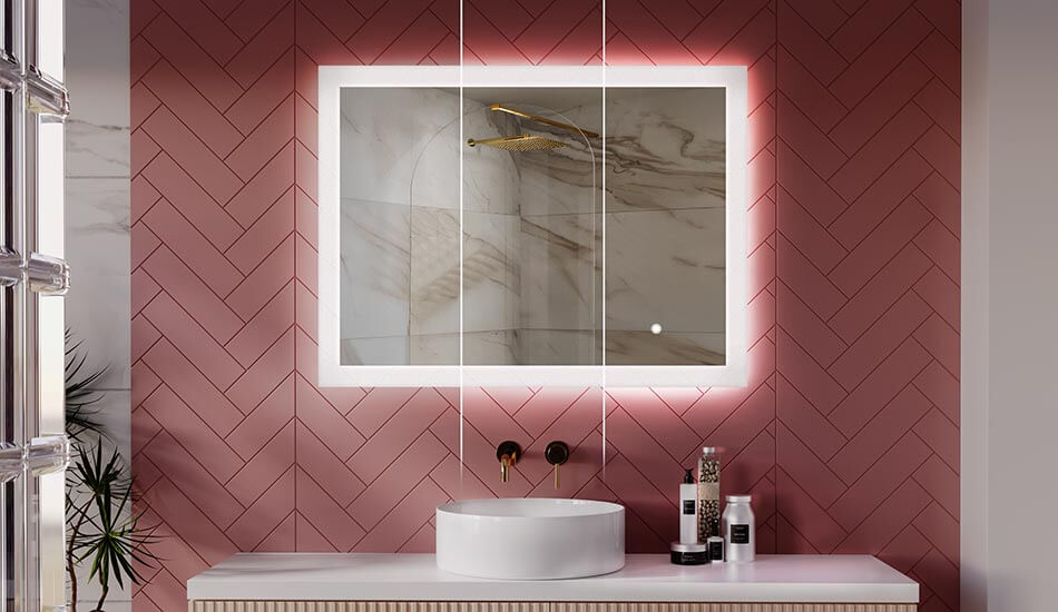 Justera ljusstyrkan i din badrumsspegel!