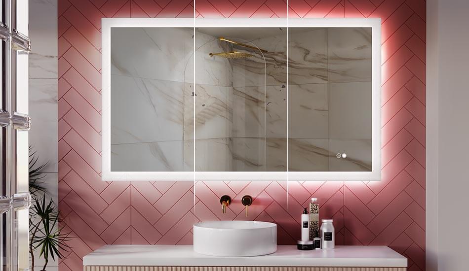 Justera ljusstyrkan i din badrumsspegel!