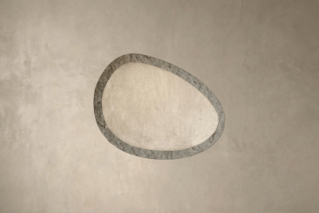 Speglar med stenskydd/faner