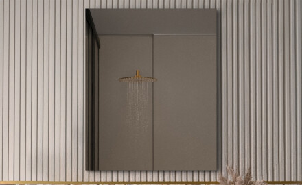 Rektangulära speglar utan belysning