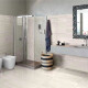 Gres för golv, 60x120 cm, vit matt, A4H1057 Memento Travertino Bianco Mat #7