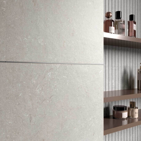 Väggplattor 60x120 cm, grå matt A4H1097 Shellstone Grigio Rigat-One #4