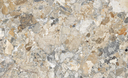 Gres för golv 120x120, marmor, beige-grå, glansig, A4H1113 Calda Ambrozia