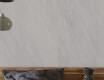 Glaserad golvplatta 120x280 cm, ljusgrå, stenliknande, matt, A4H1125 Agathos White