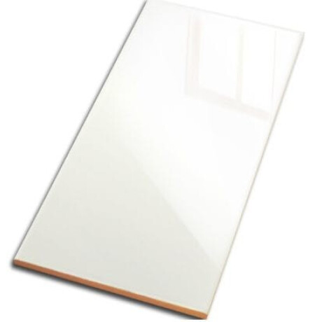 Keramikplatta för vägg, 10x20, vit, blank, plan, A4H24 Blanco Brillo #4