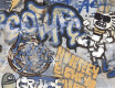 Glaserad golvplatta 120x280 cm, matt grå, rektifierad A4H248 City Graffiti Grey