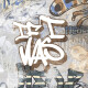 Glaserad golvplatta 120x280 cm, matt grå, rektifierad A4H248 City Graffiti Grey #4
