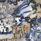 Glaserad golvplatta 120x280 cm, matt grå, rektifierad A4H248 City Graffiti Grey #6