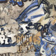 Glaserad stengods för golv, storformat 120x280 cm, beige, matt, rektifierad A4H255 City Graffiti Beige #1