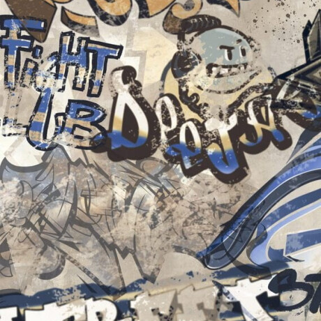 Glaserad stengods för golv, storformat 120x280 cm, beige, matt, rektifierad A4H255 City Graffiti Beige #3