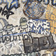 Glaserad stengods för golv, storformat 120x280 cm, beige, matt, rektifierad A4H255 City Graffiti Beige #6