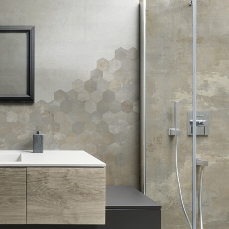 Glaserad stengods för golv, storformat 120x280 cm, beige matt, rektifierad A4H257 City Beige #5