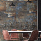 Glaserad keramikplatta för golv, 120x120 cm, mattbrun, rektifierad, A4H265 City Multicolor #4