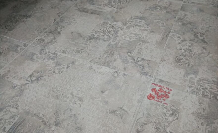 Gres för golv 60x60 Carpet Grigio, matt, rektifierad A4H34 Patchwork