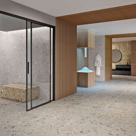 Glaserad golvplatta 120x120 cm, beige, matt, rektifierad, A4H407 Ceppo Di Gre Warm #5