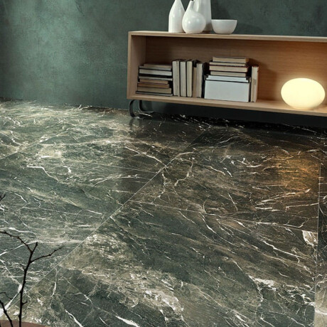 Storformatsplatta i gres, 120x270 cm, grön, blank, rektifierad, A4H446 Verde Alpi #4