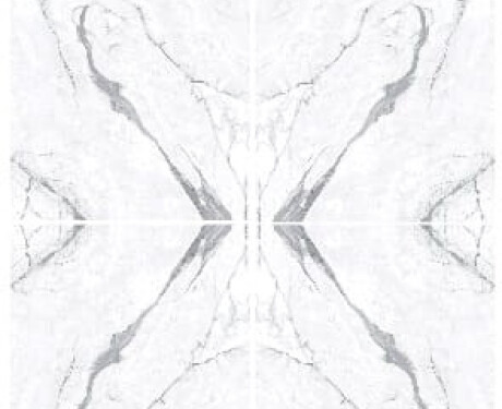 Glaserad golvplatta 120x280, blank, rektifierad A4H453 Statuario Superiore Bookmatch