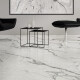 Glaserad golvplatta 120x120 cm, matt med grå ådring, rektifierad A4H455 Statuario Superiore #3