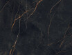 Bookmatch-klinker 120x280, svart marmor med gyllene ådringar, glansig yta A4H473 Sant Loreno