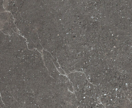 Stenliknande keramikplattor med ådring för golv, 100x100, matt, mörkgrå A4H507 Volterra Stone