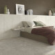 Gres för golv, 60x120 cm, beige med ljusa ådringar, matt, A4H611 Crema #5
