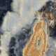 Storformatsklinker 120x280, mörkblå marmor med ådringar, blank yta A4H674 Eterno Blu #1