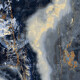 Storformatsklinker 120x280, mörkblå marmor med ådringar, blank yta A4H674 Eterno Blu #3