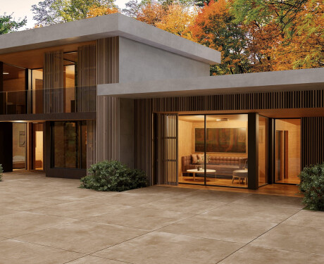 Storformatsklinker 120x280, betong, taupe, matt, A4H758 Louft Taupe