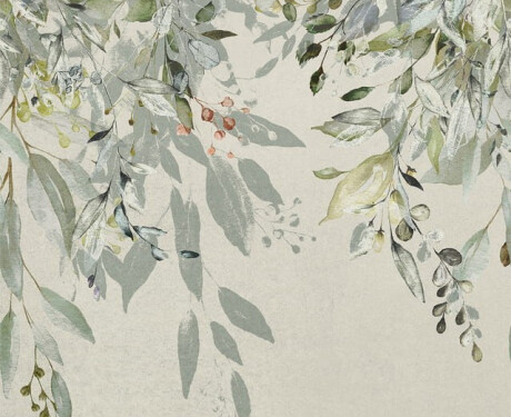Väggplattor i gres, 60x120 cm, gråa med blommönster, matt, A4H918 Flower