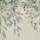 Väggplattor i gres, 60x120 cm, gråa med blommönster, matt, A4H918 Flower #1