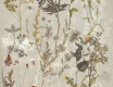 Väggplattor 60x120 cm, grå med blommönster, matt, A4H919 Glame