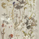 Väggplattor 60x120 cm, grå med blommönster, matt, A4H919 Glame #1