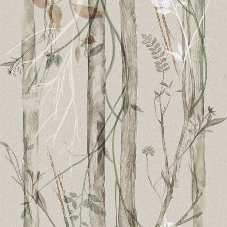 Väggplattor 60x120 cm, gråa med växtmönster, matt, A4H920 Erbario #3