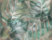 Väggplattor 60x120 cm, beige med växtmönster, matt, A4H922 Kamu