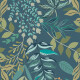 Väggplattor 60x120 cm, blå med växtmönster, matt, A4H924 Majorele #4