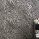 Väggplattor 60x120 cm, gråa med växtmönster, matt, A4H925 Panaria #1