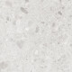Glaserad keramikplatta för golv 60x120 Ivory ljusgrå matt rektifierad A4H95 Terrazzo #1
