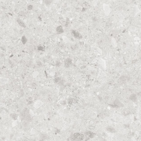 Glaserad keramikplatta för golv 60x120 Ivory ljusgrå matt rektifierad A4H95 Terrazzo #4