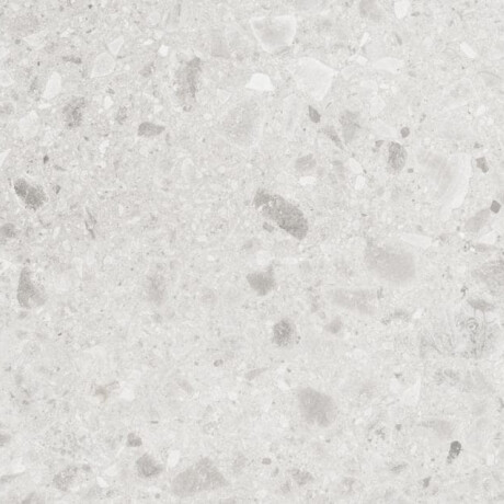 Glaserad keramikplatta för golv 60x120 Ivory ljusgrå matt rektifierad A4H95 Terrazzo #6