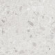 Glaserad keramikplatta för golv 60x120 Ivory ljusgrå matt rektifierad A4H95 Terrazzo #6