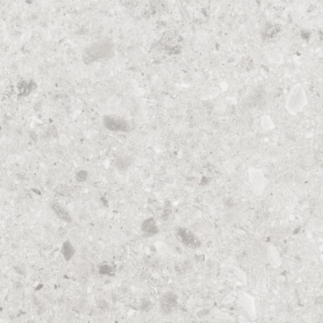 Glaserad keramikplatta för golv 60x120 Ivory ljusgrå matt rektifierad A4H95 Terrazzo #8