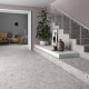 Glaserad keramikplatta för golv 60x120 Grey, matt, rektifierad A4H97 Terrazzo #10