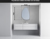LED Badrumsspegel med oregelbunden form D221 #4