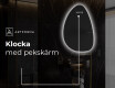 LED Badrumsspegel med oregelbunden form D221 #7