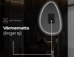LED Badrumsspegel med oregelbunden form D221 #8