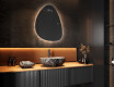 LED Badrumsspegel med oregelbunden form D221 #9