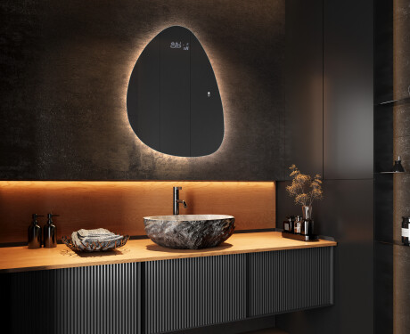 LED Badrumsspegel med oregelbunden form D221 #9