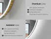 LED Badrumsspegel med oregelbunden form B222 #2